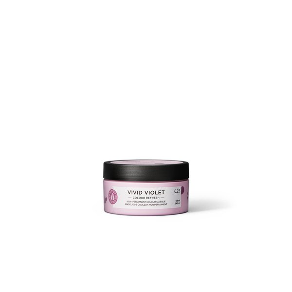 Maria Nila Colour Refresh, Vivid Violet 3.4 Fl Oz, Purple Hair Mask, Semi-Permanent Pigments, 100% Vegan & Sulfate/Paraben free