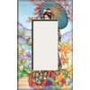 SnazzySwitch Oriental Woman Decorative Rocker Switch Cover - Fits Decora Style Outlets and GFCI Wall Plate Too