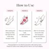 PETITFEE Rose Petal Satin Foot Mask (5pairs) - Intensive Nourishing Socks, Rose Scented Foot Repair Masks with Peptide, Collagen, Shea Butter, Urea for Silky Smooth Feet, Foot Treatment, Body Mask