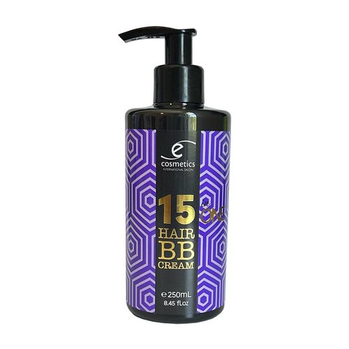 ECosmetics 15 in One Moisturizing Frizz Control Hair Protection BB Cream 200ml