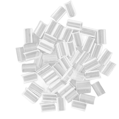 Glue Granule Pellets, Transparent Keration Bead for Hot Fusion Nail Tip Hair Extensions Clear Bea...