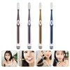 Healifty 4Pcs Silicone Toothbrushes Bristles Toothbrush Soft Toothbrush for Sensitive Teeth Manual Toothbrush for Adults Teenagers