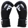 Farabi Sports Kids Boxing Gloves 4-oz Kickboxing Muaythai Punching Bag Training Gloves Age 4-8 Year (Black, 4-oz (Age 4-8) (Black, 4-oz)