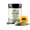 TERRA ORIGIN Superfoods Greens Immune Defense and Digestive Support | Probiotics, Organic Vegetables, Digestive Enzymes | Non-GMO, Gluten-Free, Dairy Free, Vegan | 30 Servings | Coffee Flavor
