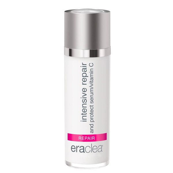 eraclea Intensive Repair & Protect Vitamin C Serum with Hyaluronic Acid, Argireline and Peptides, Anti-Aging Face Serum, Reduces Wrinkles and Promotes Skin Radiance for All Skin Types (1 fl oz)