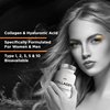 Amen Multi Collagen Peptides Capsules with Hyaluronic Acid and Vitamin C - 5 Types of Collagen Protein Type I, II, III, V, X - Grass Fed Hydrolyzed - 18 Amino Acids - Collagen Supplement - 90 Pills