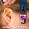 Natural Ear Drops for Ear Infection – Homeopathic Eardrops for Adults, Kids, Baby, & Pets – Relieves Ear Aches, Swimmer's Ear, & Loosens Wax – Kids Safe Ear Health Made in USA