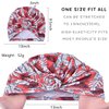 WKJHO 4 Pieces Women Turban Hat Head Wraps for Women Girls Twist Knot Pre-Tied Bonnet Turbans for Women Unique Leaf Pattern Beanie Cap Hats