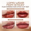Mistine Lip Gloss Thai latte Long Lasting Lip Glaze Non-sticky Lip Tint Gloss with 1% Peptide Glossy Finish L07 Similan Coral 0.1 fl oz 1 Count