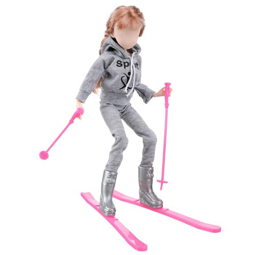 Bencailor Winter Doll Clothes for 12 inches Doll Winter Skiing Snowboarder Fashion Doll Clothing and Accessories Set Winter Outfits Costume Christmas Holiday(Winter Skiing)