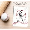 Rucher Baseball Card Binder with Sleeves 400 Pockets. Baseball Sport Trading Cards Protector Holder Album for 2024 2025 Compatible with Topps. Birthday Gifts for Sport Fans and Collectors. (White)