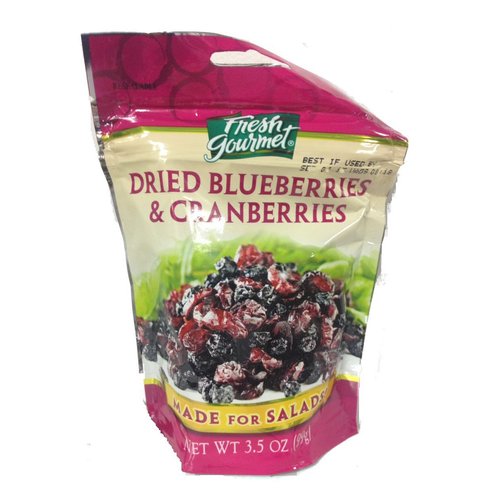 Fresh Gourmet Dried Blueberries & Cranberries, 3.5 Ounce
