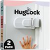 Huglock - The Snap-On Door Lock Kids Can't Reach or Defeat - No Tools or Adhesives Required - Works With Door Knob, Lever or Handle - Childproof Safety Locks are Toddler, Baby and Child Proof (1 Pack)