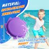 Billeeit Splash Water Flying Discs in 6 Bright Colors, Disc Water Toys with Portable Mesh Bag, Fun Pool, Beach Toys & Games, Outside Summer Toy for Kids 3+ 4-8-12 and Adult Beginners