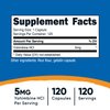 Nutricost Yohimbine HCl 5mg, 120 Capsules - Gluten Free and Non-GMO
