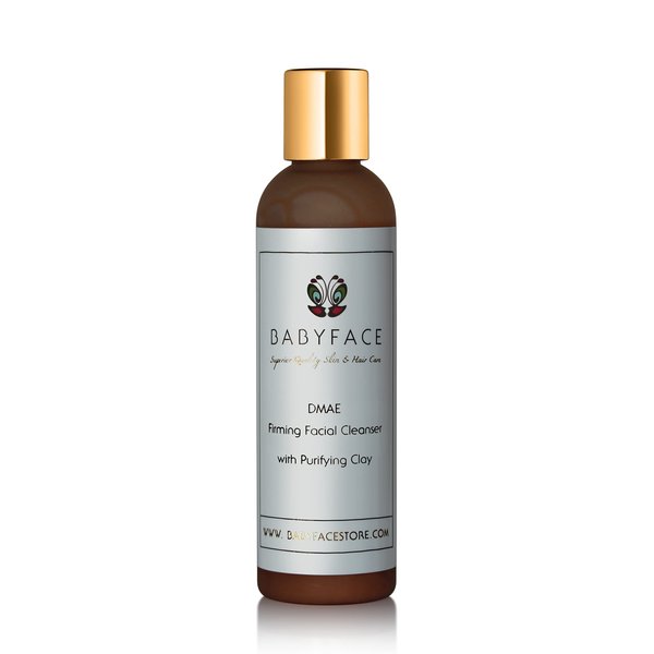 Babyface DMAE Firming Facial Cleanser with Purifying Clay, Pore Reducing, 4.4 oz.