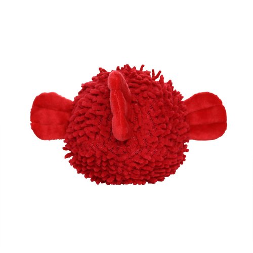 MIGHTY- Microfiber Ball Blowfish – Made with Squeaker Balls and Minimal Stuffing. Strong & Tough. Interactive Play Dog Toy. Machine Washable & It Floats.… (Medium)