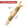 Catnip Toys, 6.3 * 1.6 inch Cat Toy Natural Cat Chew Stick Toys for Cat Teeth Cleaning, Indoor Interactive Cat Teasing Toy, Soothing Rope Cat Toys for Kitten