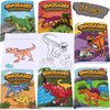 Nezyo 24 Pieces Mini Dinosaur Coloring Books Dino Painting Drawing Book Small Color Booklets Party Favors Coloring Book Designs Creative Activity Birthday Party Supplies