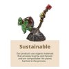Frog Smoking Pipe w/Andean Walnut Base - Made in the Andes