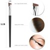 Eyeliner Brushes Set,JASSINS Fine Angled Eyeliner Brushes,Precision Gel Eye Liner Ultra Fine Bent Makeup Brush For Newbies and salon（3PCS）