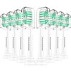 Aoremon Replacement Heads for Sonicare - Replacement Brush Heads Compatible with Philips Sonicare Snap-on Electric Toothbrush (White),8 Pcs