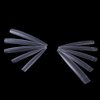 Yimart® 120pcs White/Clear/Natural Long Sharp Stiletto Fake Nail Tip False Nail Art Tips (Clear)