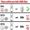 Yoper BA9S 53 57 1895 64111 LED Light Bulb for Car 12V White