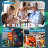 CroBlissful 50 Pcs Mini Alien Figures Colorful Little Alien Figurines for Halloween Party Favors Hide and Seek Rubber Tiny Aliens Toy Mini Alien Action Figure for Halloween Birthday Goodie Bag