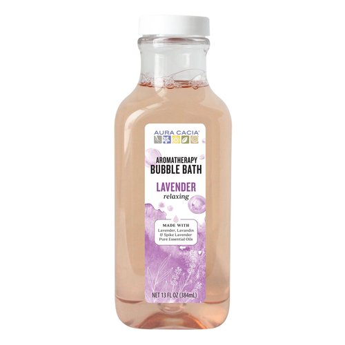 Aura Cacia Relaxing Lavender Aromatherapy Bubble Bath | 13 fl. oz.