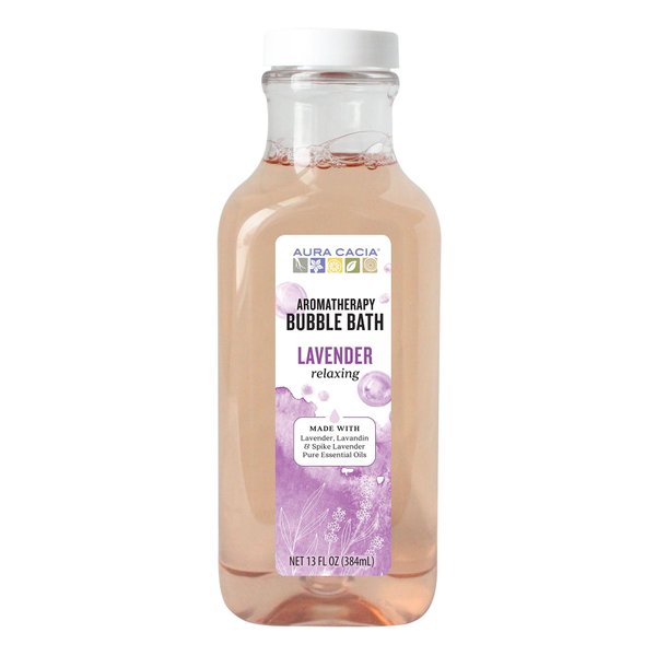 Aura Cacia Relaxing Lavender Aromatherapy Bubble Bath | 13 fl. oz.