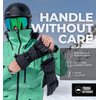 Tough Outdoors Ski Gloves - Waterproof Snow Gloves for Women and Men - Winter Snowboard Gloves - Skiing & Snowboarding Gloves for Cold Weather - with Wrist Leashes, Nylon Shell, Thermal Insulation