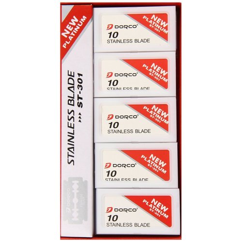 Dorco Stainless Steel Razor Blades, 800-Count Dispenser Pack