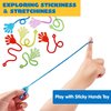 JOYIN 120Pcs Sticky Hands Party Favors, Party Table Favor Set for Kids, Holiday Traditions, Xmas Gift, Bendy Tube, Bendy Tubes, Extreme Stretch Fidget, Fun Fidget Toys
