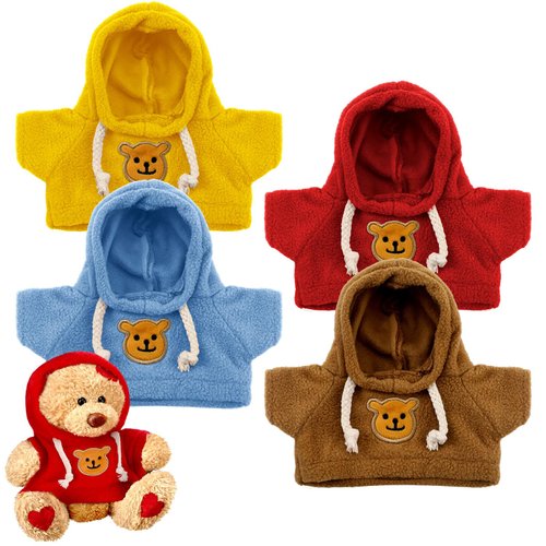 Bencailor 4 Pcs Doll Clothes 11.5 Inch Doll Accessories Clothes Hoodie Sweater Set Knitted Clothing for Elf Doll Decor(Retro Style)