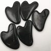 Loveliome Gua Sha Crystal Jade Stone Board for Skincare, Scraping Face Back Massage Relax Therapy Trigger Point Treatment(Black Obsidian)