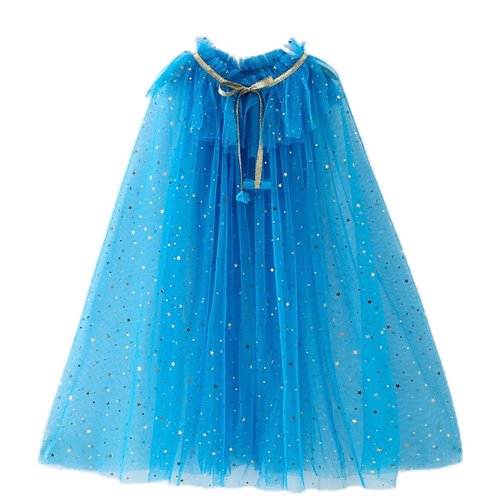 WOPLAY Princess Dress Up for Girls, Princess Cape Set, Princess Dress Up Cloak, Halloween Xmas Birthday Gift Kids 3-8 Years (D54, 29.5 Inch)