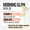 VALJEAN LABS Morning Glow Facial Oil, Vitamin C & Squalane, All Skin Types, Hydrating & Brightening, 1.83 Fl Oz