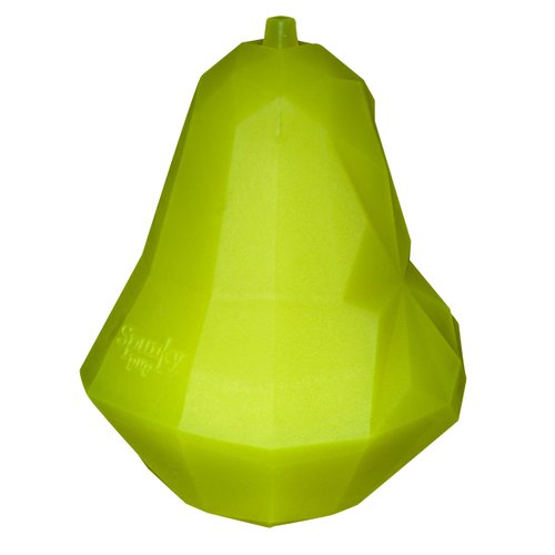 Spunky Pup Holding Treat Play Dog Toy | Interactive Treat Toy for Dogs | Promotes Healthy Teeth & Gums | Pear