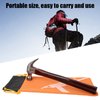Alomejor Tent Peg Bag Camping Portable Tent Stakes Bag Hammer Nail Pouch for Hiking Camping Tent Hammers and Other Accessoris (Orange)