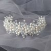 JWICOS Shining Wide Headbands Vintage Head Wrap with Faux Pearl Beaded Hair Accessories Great Gifts for Women and Girls