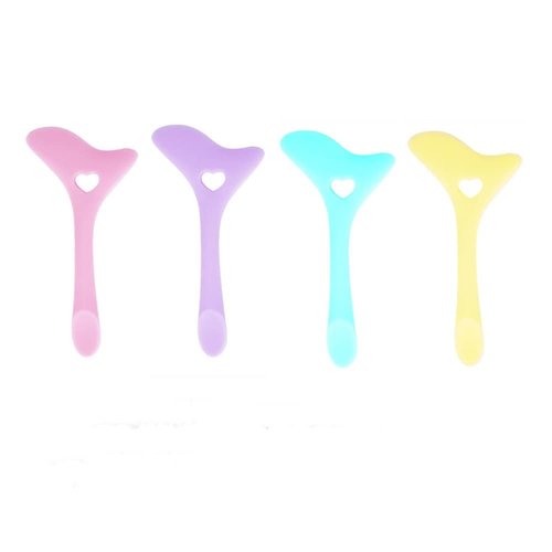 4pcs Silicone Eyeliner Makeup Stencils Wing Tips Marscara Drawing Lipstick Wearing Aid Face Cream Mask Applicator Multifunction Makeup Tools