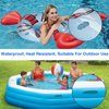 7ft Roll TPU Pool Repair Patch Kit for Air Mattress, Bounce House, Swimming Pool, Tent, Canvas, Canopy, Pool Floats, Tubes Air Bed and Inflatable Toys, 3.15 in x 7 ft Roll…