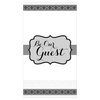 Luxurious "Be Our Guest" Towels, 8" x 4" (Pack of 16) - Ultra-Soft & Absorbent Premium Guest Towels, Ideal for Parties, Weddings & Special Events