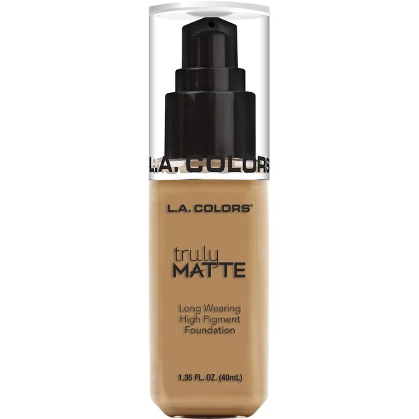 L.A. COLORS Truly Matte Foundation, Warm Honey CLM358