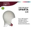 DOMPEL Sparta 2.4K Silicone Highlight Hair Cap, White | Perfect Highlights | 2,400 Strategically Positioned Holes | Curved Design for a Perfect Fit | Reusable