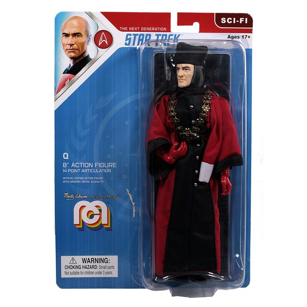 Mego Star Trek: The Next Generation: Q 8" Action Figure Multicolor
