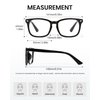 Cyxus Blue Light Blocking Computer Glasses Square Classic Retro Clear Lens Eyeglasses Frame for Women and Men