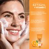 Retinol + Vitamin C Cleanser Face Wash, Brightens and Reduces Signs of Aging, Fine Lines and Uneven Texture, 4 Oz