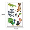 Temporary Tattoo for Kids, 62pcs Fake Tattoos Pattern, Waterproof Body Art Stickers, Cute Tattoo Decorations, Birthday Party Favor Supplies Decor for Boys Girls Children Toddler Teens 10 Sheets Animals